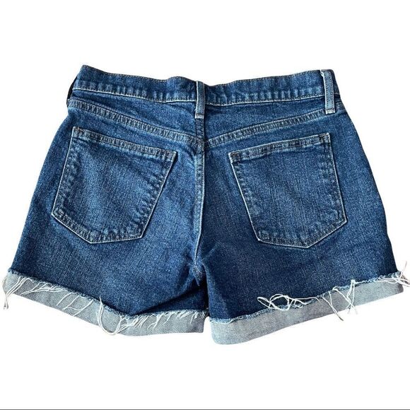 GAP Folded Hem Denim Shorts Sz 26P - Picture 2 of 15